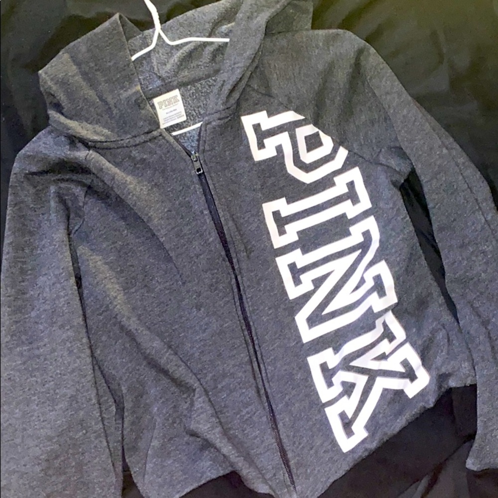 Dark grey PINK sweater